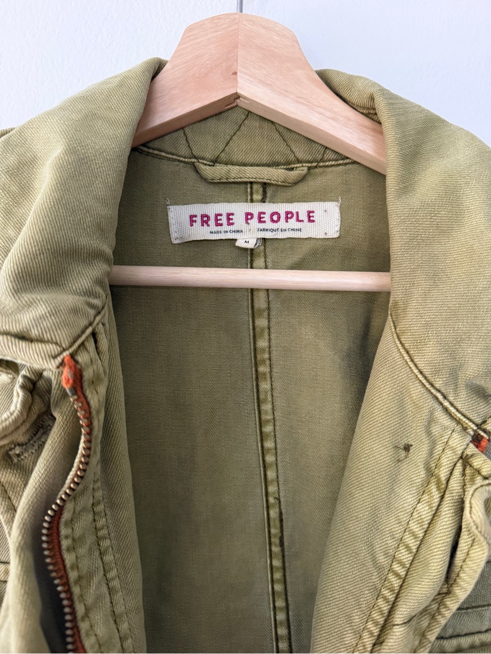 Free People Olive Green Utility Jacket - Picture 11 of 11